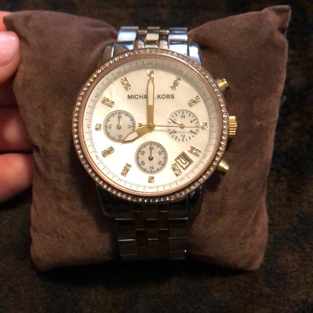Micheal Kors 3tone watch